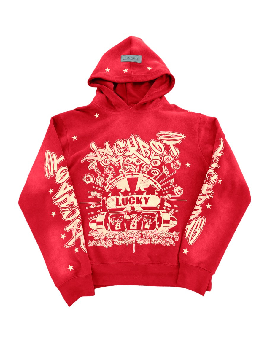 Lucky Latto Hoodie (RED)