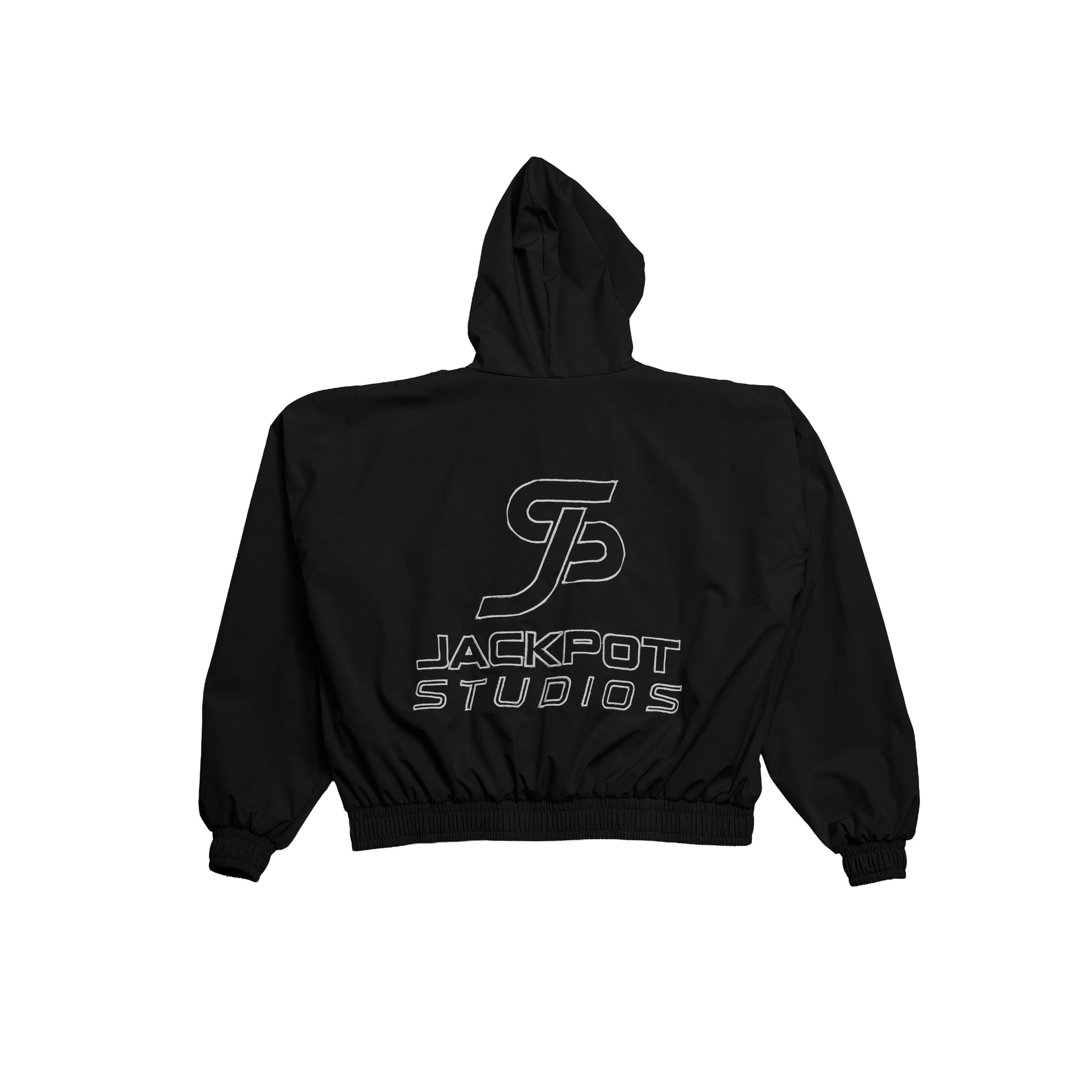 Nylon Zip Up (Black)