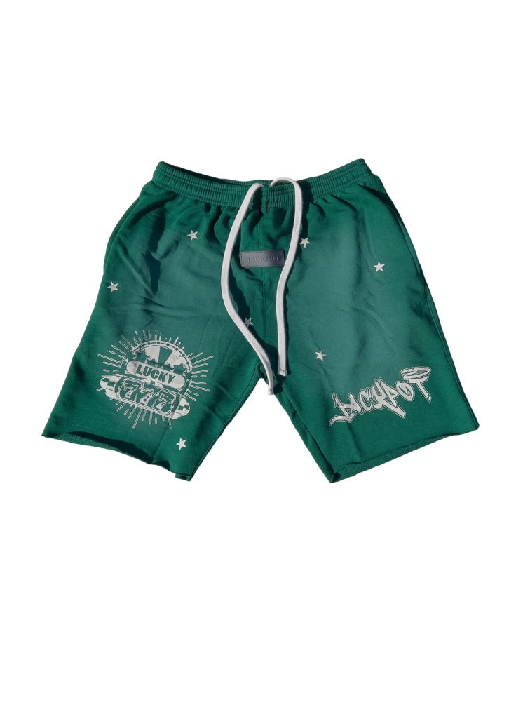 Lucky Latto Shorts (Green)