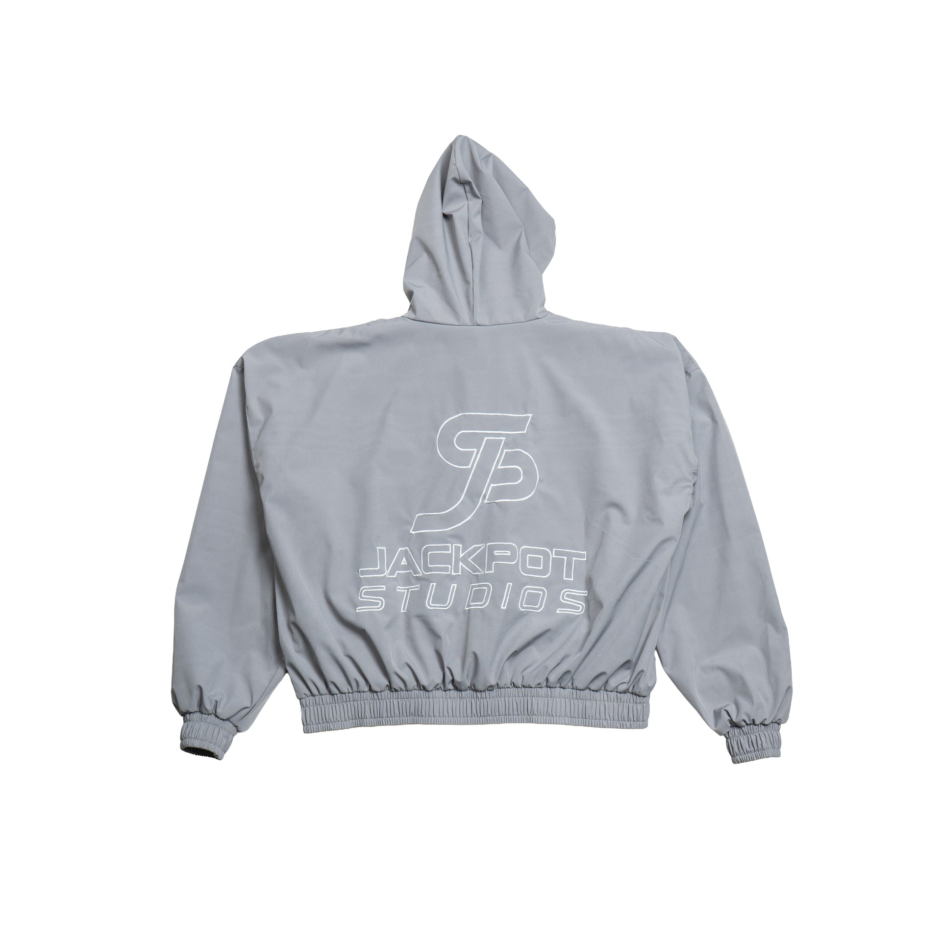 Nylon Zip Up (Light Grey)