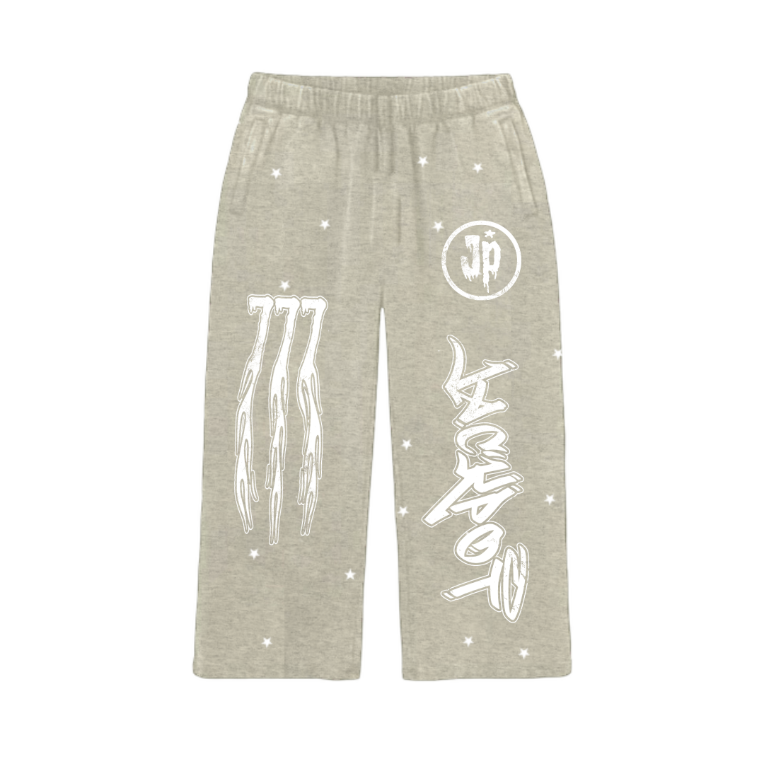 Latto V2 Flared Sweatpants (Light Grey)